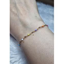 Bracelet coloré acier inoxydable