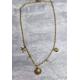 Long collier coquillage acier inoxydable