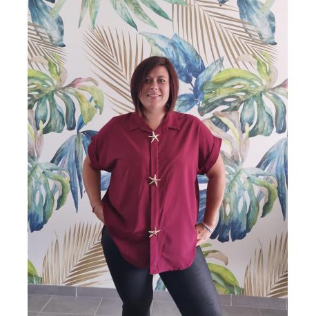 Chemise étoile de mer grande taille