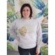 Pull gris coeur