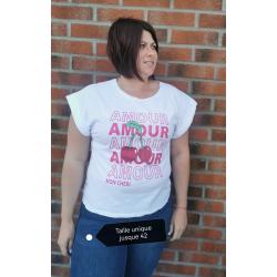 T-shirt amour femme