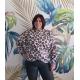Pull leopard grande taille
