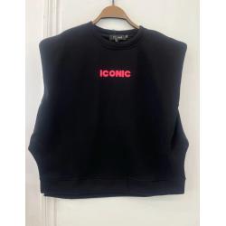 Sweat noir "iconic"