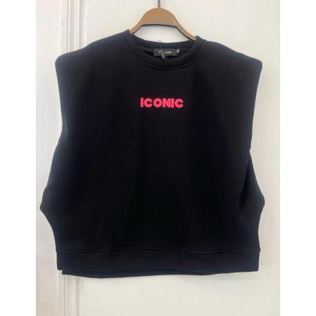 Sweat noir "iconic"
