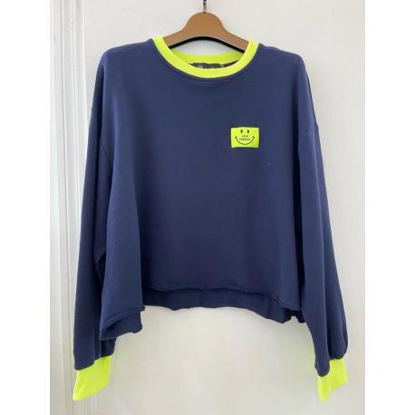 Pull sweat bleu marine