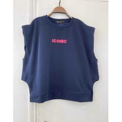 Sweat bleu marine iconic