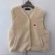 Gilet blanc creme