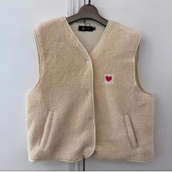 Gilet blanc creme