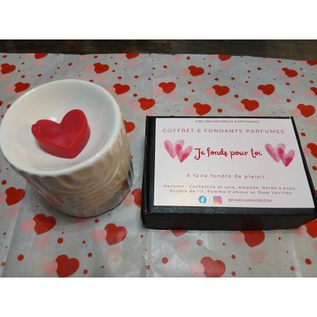 Coffret de fondants parfumés « Je fonds pour toi »