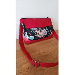 Sac bandoulière Skull & Roses
