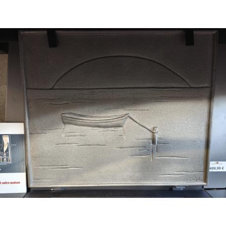 Plaque en fonte "Barque"