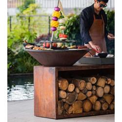 OFYR Island Corten 85 Gris – Four pizza + livre OFFERTS