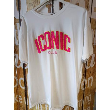 tee shirt "iconic" blanc