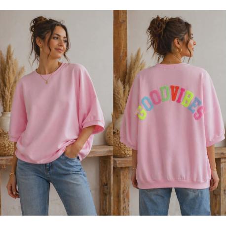 sweat good vibes rose