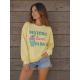 sweat "matcha" jaune