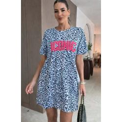 robe "iconic" bleue