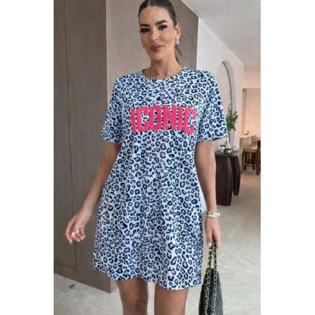 robe "iconic" bleue