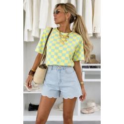 tee shirt "damier"
