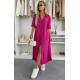 robe longue fuchia