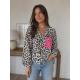 chemise overzise leopard