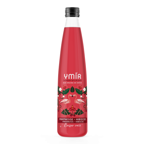 Kéfir de fruits Framboise Hibiscus - Pack 6x75cl