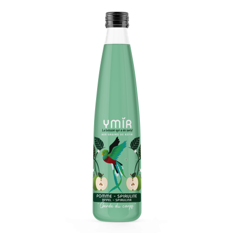 Kéfir de fruits Pomme Spiruline - Pack 6x75cl