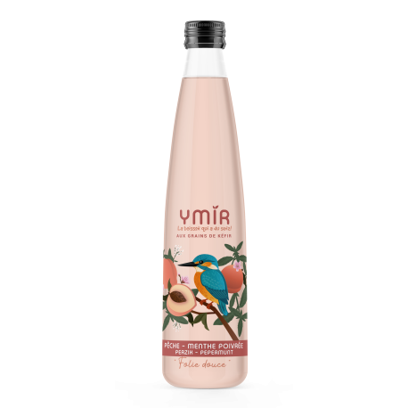 Kéfir de fruits Pêche Menthe poivrée - Pack 6x75cl