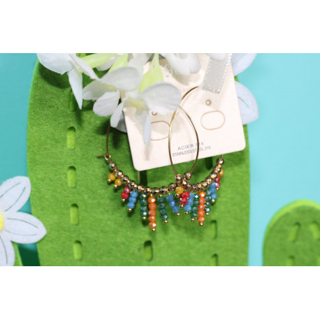 boucles d'oreilles acier boucles d'oreilles acier