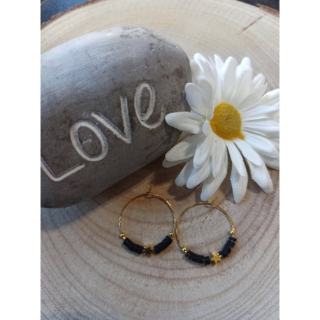 création boucles d'oreilles