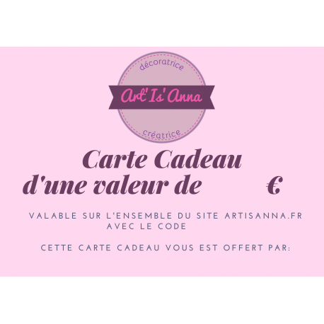 Carte Cadeau