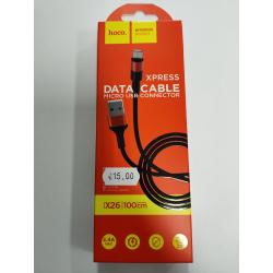 cable hoco micro usb charge rapide 1M