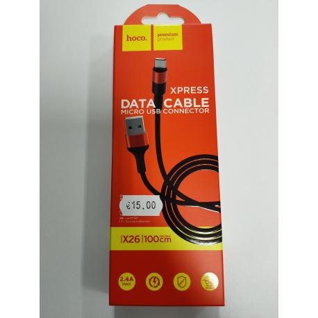 cable hoco micro usb charge rapide 1M