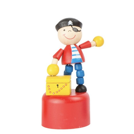 Poussoir pirate trésor
